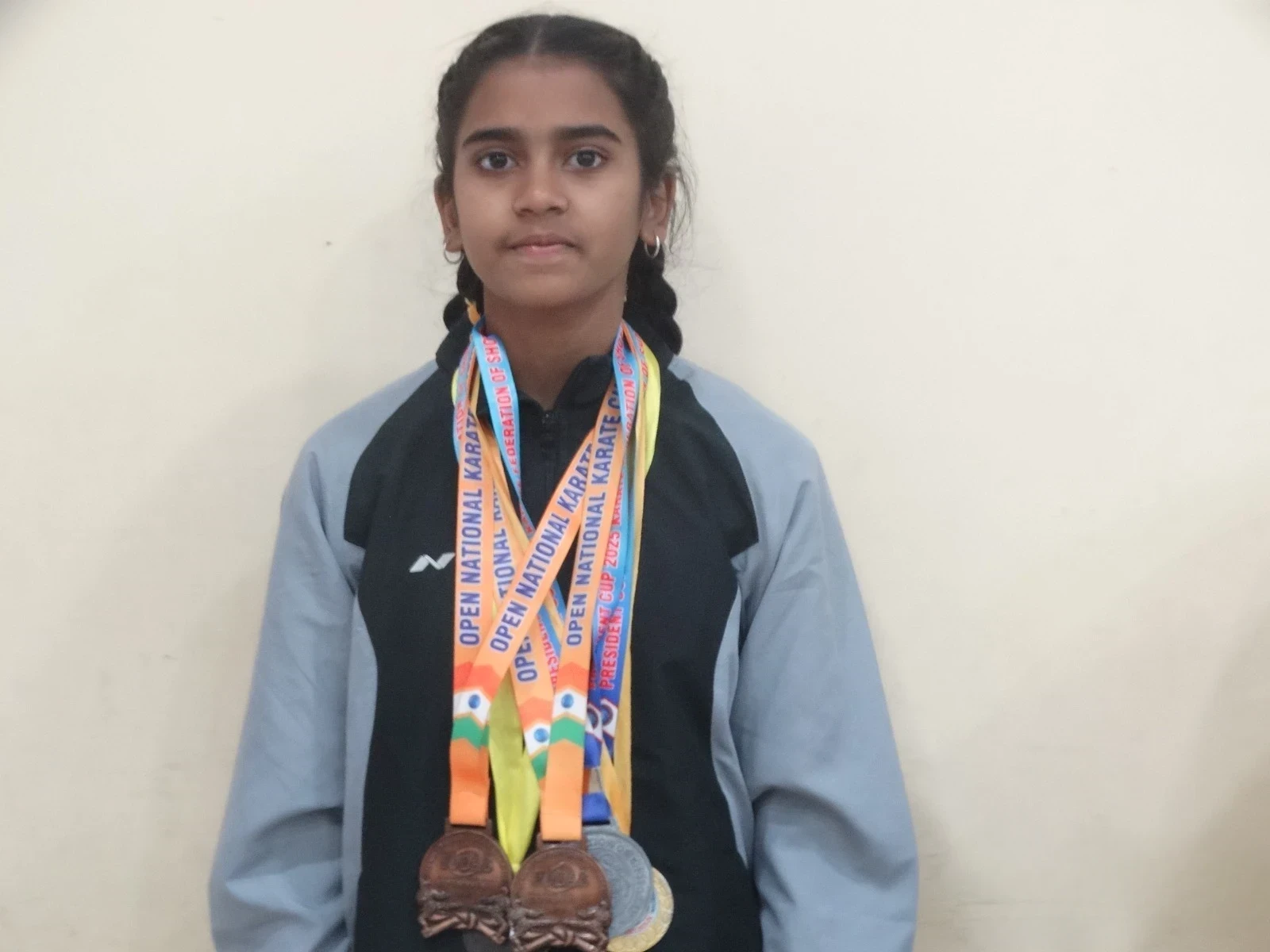 Vinoothna Teja - Karate Medals